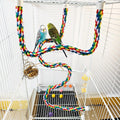 TogyGooty Bird Perch,Bird Rope Perch & Rope Perch,Bird perches for cage,Rope Perch for Conures,Parrots,Cockatiel,Lovebird,Budgerigar,Parakeet Rope perches for cage