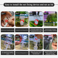 DIY Aquarium Hood 8pcs Aquarium Fish Tank Hood Screen Cover net Clip Holder and 2.15 Feet X 1.73 Feet Aquarium lid top n