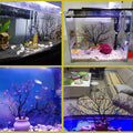2Pcs Aquarium Artificial Plants Coral Reef 7 inches Fish Tank Decorations