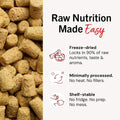Stella & Chewy's Freeze-Dried Raw Chicken Meal Mixers- Dog Food Topper and Mixer - Made with 95% Cage-Free Chicken, Orga