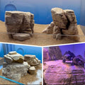 Aquarium Rocks 5lb Fish Tank Stone 2-5 inch Natural Pagoda Rocks for Aquascaping Landscaping Models Terrariums Reptile a