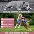 LUCOLOVE Dog Cooling Vest - 2-Layer Cooling with Soft Microfiber Fabric - Lightweight, Adjustable and Comfortable - UV Protection for Small to Large Dogs - Relief in Hot Weather (Pink, Large)