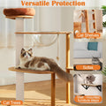 Cat Scratching Pad - 78.7" x 15.8" Trimmable Self-Adhesive Cats Claws Scratch Furniture Protector, DIY Cat Climbing Couc