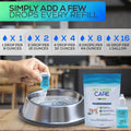 Pet Water Care - Dog and Cat Water Additive for Dental and Oral Care - Prevents Pets Water Bowl and Dispenser Fountain Slime - for Fresh Breath and Cleaner, Healthy Teeth