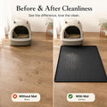 Silicone Cat Litter Mat,Large Waterproof,33.9 x 21.9 in