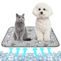 NACOCO Summer Pet Cooling Mat - Cat Dog Cushion Pad Sleeping Cool Sharks Comfortable Soft for Pets Kids and Adults (Grey Shark, M)