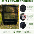 16" H x 118" Circumference Adjustable Bird Cage Seed Catcher Nylon Mesh Net
