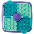 Outward Hound by Nina Ottosson Lick N’ Flip Level 1 Dog Puzzle Toy, Lick Mat & Slow Feeder – Non-Slip Base Beginner Enrichment for Small & Medium Dogs, Holds 1 Cup Wet or Dry Food, 7.4" x 7.4"