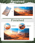 Breling 36 x 18 Inch 4 Pcs Reptile Tank Background,Habitat Scenes, Style1