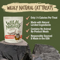 Wildly Natural Crunchy Cat Treats, Protein Cat Treats, Salmon Flavor, 2.5oz