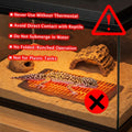 Reptile Heat Pad, 6" X 8" 8W, Heating Pad for Reptile Tank, Lizard, Snake, Bearded Dragon, Hermit Crab, Leopard Geckos T
