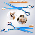 7.0in Titanium Dog Grooming Scissors Set