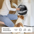 Bedsure Washable Dog Bed Small Medium Size Dog Rectangle Pet Bed,25x21x7in