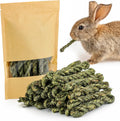 25pcs Rabbit Timothy Hay Toy for Bunny Small Animal Treats Natural Grass Stick Chew Toys Snacks Molar Teeth Grinding for