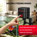 AQUASMITH Mini Automatic Fish Feeder for Aquarium, 30 mL Small Auto Fish Feeder for for Small Tank, Ideal for 1/2/5/10 G