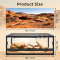 1 Pack Terrarium Background Cloth, 36x18 Inch Reptile Tank Background for Bearded Dragon & Leopard Gecko Tank Accessorie