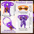 16Pcs Halloween Dog Bow Tie for Small Medium Dogs