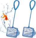 Mogoko 2 Pack Aquarium Net Fish Net Small Net Multi-Size Fine Mesh Fish Net