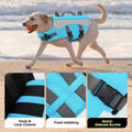 Dog Life Jacket, High Flotation Small Dog Life Vest for Swimming