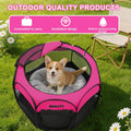 Dog Cat Playpen, Puppy Pet Crate Tent Cage, Home Enclosure Kennel