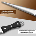 Hoof Knife Sharpener, 10 Inch Farrier Tool Honing Rod for Hoof Knives