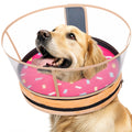 Didopet Sponge Dog Cone After Surgery, No Inflation Required Dog Donut Collar to Stop Licking, Inflatable Cone Alternatives for Large Pets, Soft Recovery Collar with Protective Shield (Donut, XL)
