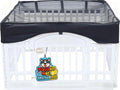 Dog Playpen Mesh Top Cover,[Play Pen Not Included] Fits 36" Inch Pet Playpen with 4 Panels，Dog Cage Covers Puppy Play Pe