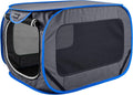 Large Pop Up Kennel,Collapsible Travel Pet Crate, Indoor and Outdoor Portable Dog Enclosure, Portable Pet Car Seat Kenne