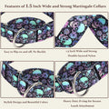 1.5 inch Skulls Martingale Collar for Dogs,Training Collar for Large Dogs