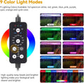 hygger 14W LED Aquarium Light, 12-18 Inch Fish Tank Light with Timer Auto On/Off, Sunrise Sunset Mode, Adjustable Bright