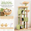 Globlazer Cactus Large Cat Tree for Large Cats, Tall Sturdy Cat Tower, S80