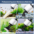 AQQA Electric Aquarium Gravel Cleaner, 8 in 1 Fish Tank Vacuum
