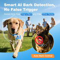 2 in 1 Shock Collar for Dogs 7-120lbs, Automatic Bark Collar with Remote Control, 3300ft IPX7 Waterproof E Collar for La