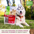 Only Natural Pet MaxMeat Air Dried Beef Dry Dog Food Grain Free, 2 lb