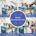 Foldable Pet Grooming Hammock with Stand for Small Dogs & Cats - 8.8 lb