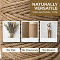 Sisal Rope for Cat Tree Repair, 1/4 Inch 6mm x 164FT Heavy Duty 5-Ply Cat Scratching Post Rope Replacement, Natural Unbleached Ropes for Cat Tower, DIY Scratcher, Furniture Protection