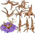 Vmiapxo 8-Pack Natural Driftwood, Sinkable Spider Wood (4''-6'')