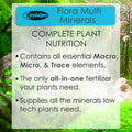 Crystalpro Flora Multi Minerals All-in-One Aquarium Plant Fertilizer - Plant Food for Fast Root & Leaf Growth - Safe for