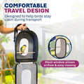 Prevue Pet Products Soft Sided Bird Travel Carrier with Perch - Carrier for Parakeets, Budgies, Cockatiels, Conures, Parrotlets, & Lovebirds, Short Term Travel - Large, Multicolor