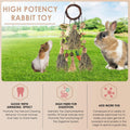 Bissap Rabbit Chew Toy, Hanging Natural Teeth Grinding Snack for Small Pets