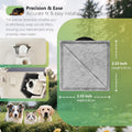 TOGGATH Cat Water Fountain Replacement Charcoal Filter Square Compatible with Petsafe Premier, Ion-X, Outlast Pumpless & Viva Pet Water Fountain, Carbon Filters for Cat and Dog Indoor (BLACK, 6 PACK)