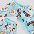 Dog Pajamas Onesie for Small & Medium Dogs - Polyester, Cozy, Wrinkle-Resistant Four-Legged Apparel (Light Blue, Small)
