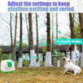 Automatic Ball Launcher for Dogs, Dog Fetch Ball Thrower Launcher, 4 Adjustable Distances, Interactive Pet Self Playing 