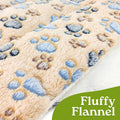 HeNdShe 2 Pack Cat Blankets for Indoor Cats, Ultra Soft Reversible Mat, Fluffy Flannel Blanket for Small Dogs and Cats, Washable Pet Pad