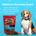 Wild Meadow Farms - Classic Beef Minis, Soft Jerky Training Treats for Dogs, Grain-Free, All-Natural & Perfectly Sized for Training, High-Value Rewards in a Convenient 3.5 Ounce Pouch