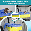 Ferret Hammock For Cage Box, use as Hanging Bed or Secure to Cage. Ferret Cage Accessories w/ Adjustable Straps, Perfect
