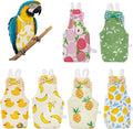 Bird Diaper, 6Pcs Reusable Parrot Diapers with Waterproof Inner (Medium)