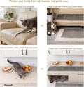 Vtedu 10 Pack Cat Repellent Mat for Indoor & Outdoor, Anti Cat Scratch Mat with Spikes, Cat Deterrent Mat for Garden, Sofa, Bed, Waterproof & Reusable