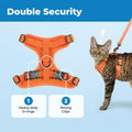 Voyager Escape-Proof Step-in Harness & Leash - Orange, Small