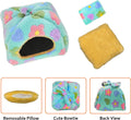Guinea Pig Bed, Hideout House for Small Animals, Warm & Cozy